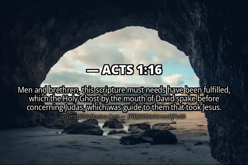 Bible verse: ACTS 1:16 Image