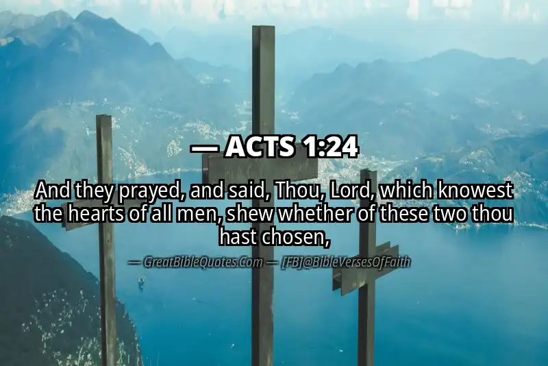 Bible verse: ACTS 1:24 Image