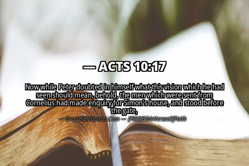 ACTS 10:17 Verse Image