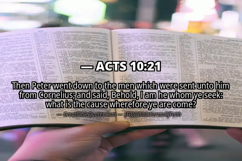 ACTS 10:21 Verse