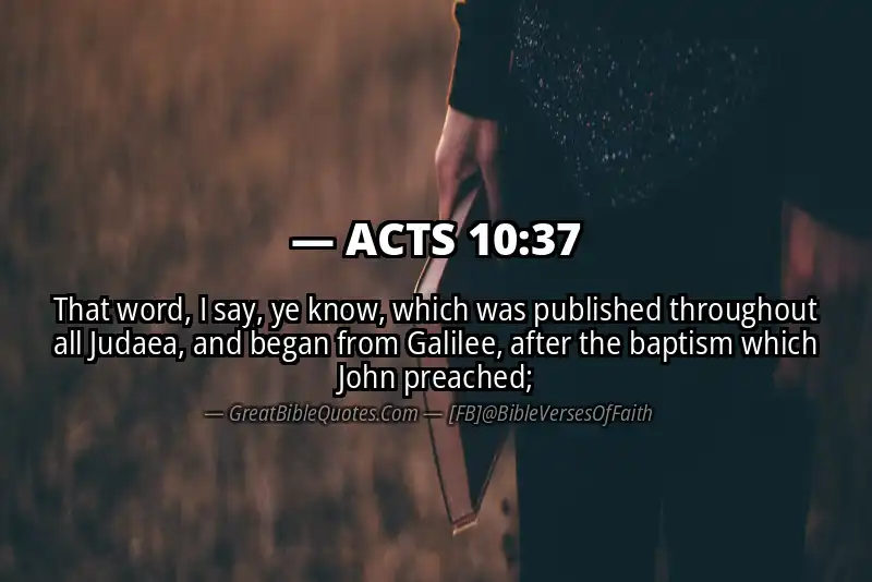 ACTS 10:37 Verse
