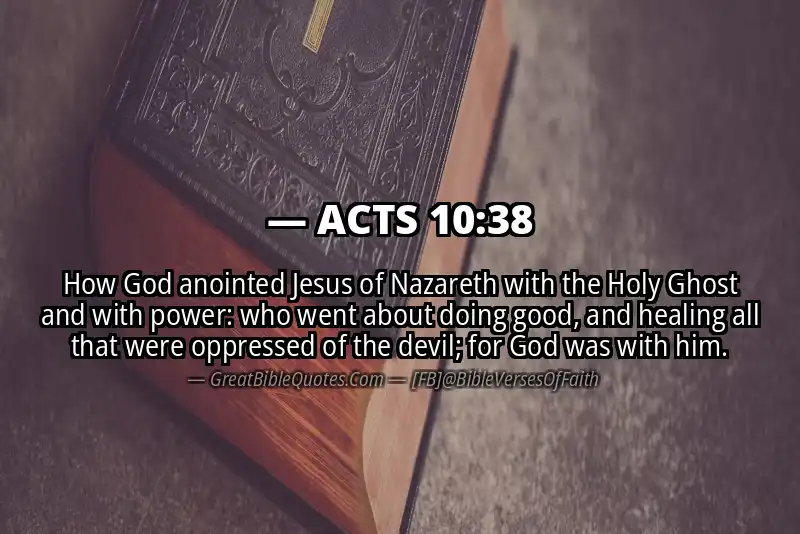ACTS 10:38 Verse