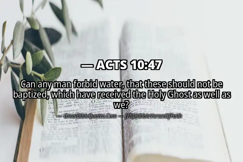 ACTS 10:47 Verse Image