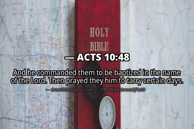 ACTS 10:48 Verse Image