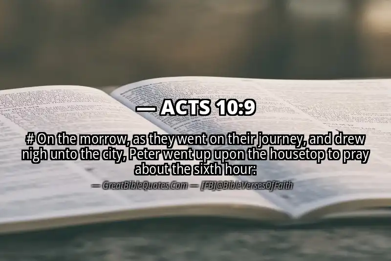 ACTS 10:9 Verse
