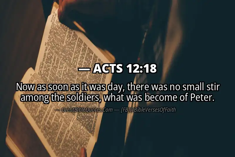 ACTS 12:18 Verse