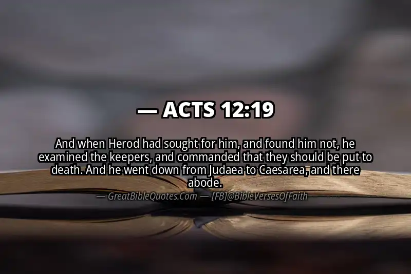 ACTS 12:19 Verse