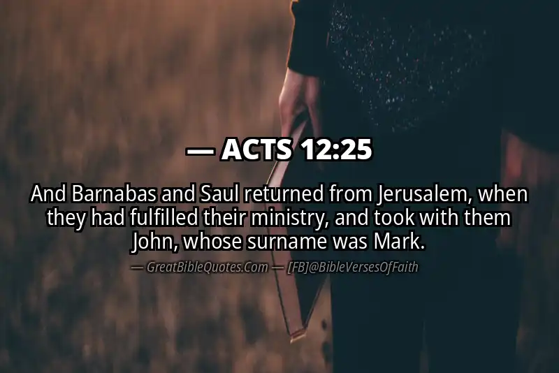 ACTS 12:25 Verse Image