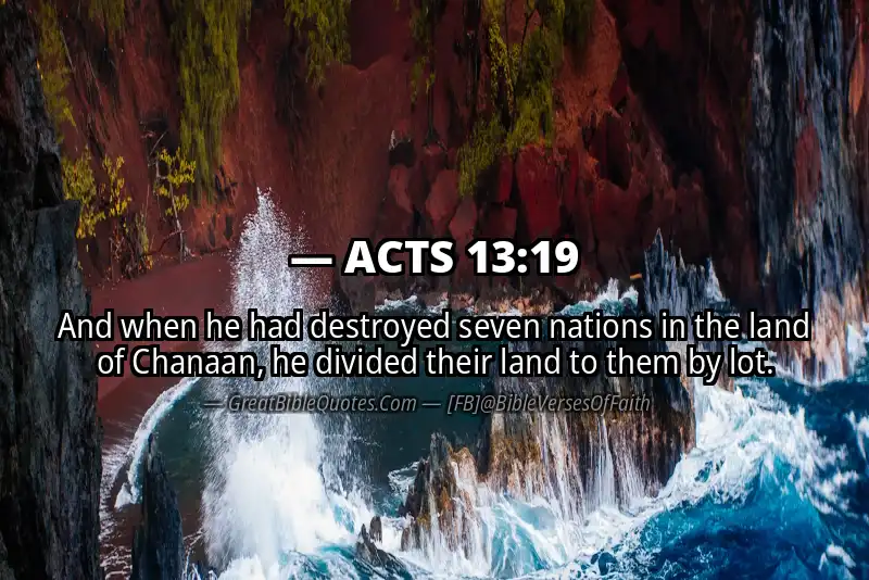 ACTS 13:19 Verse