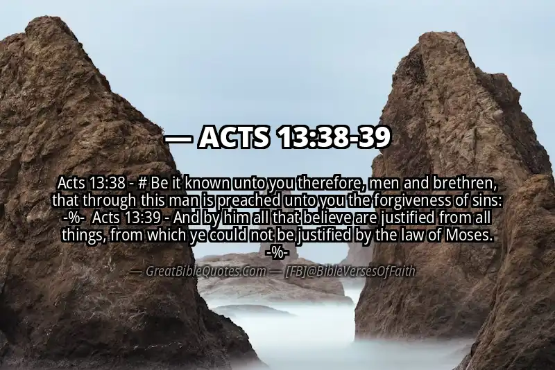 Image for ACTS 13:38-39 Bible verse