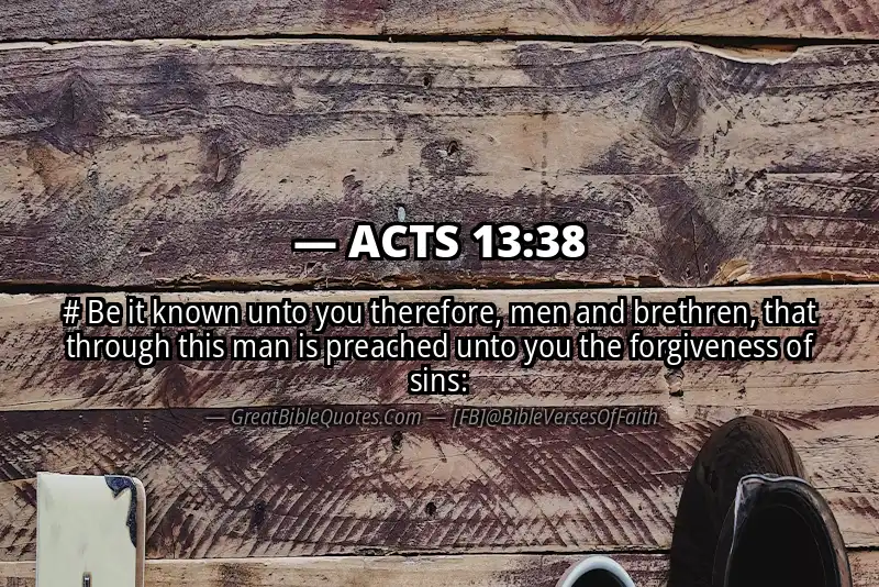 ACTS 13:38 Verse Image