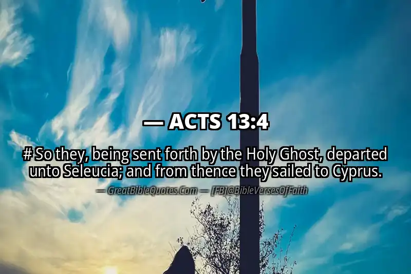 ACTS 13:4 Verse