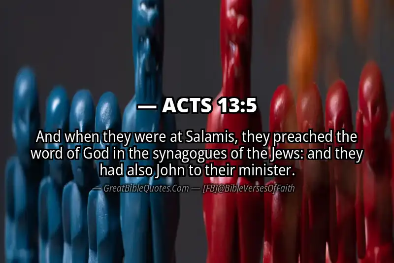 ACTS 13:5 Verse