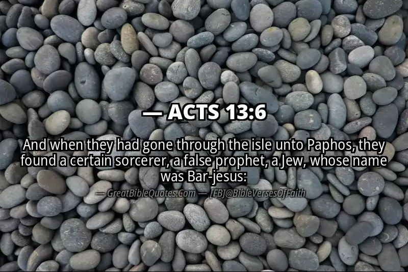 ACTS 13:6 Verse