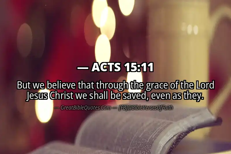 ACTS 15:11 Verse Image
