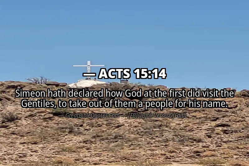 ACTS 15:14 Verse Image