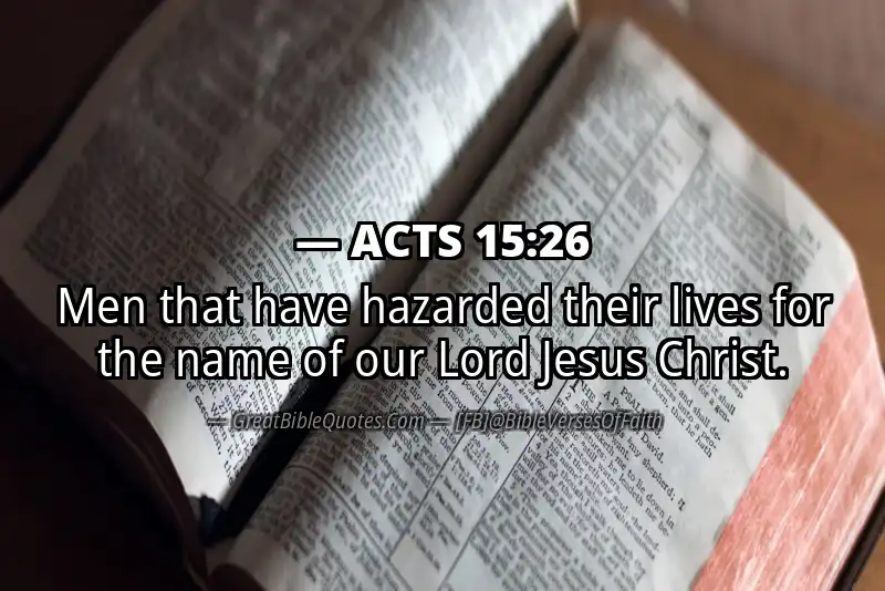 ACTS 15:26 Verse Image