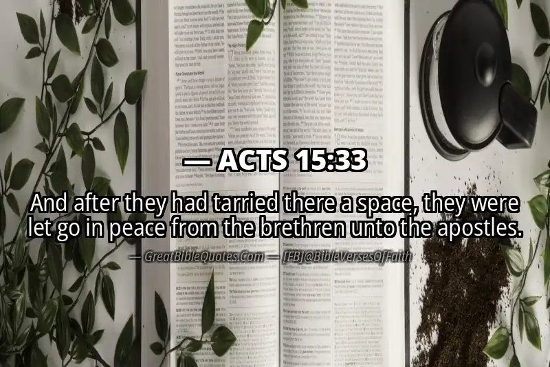 ACTS 15:33 Verse