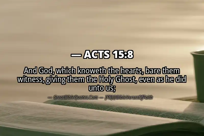 ACTS 15:8 Verse