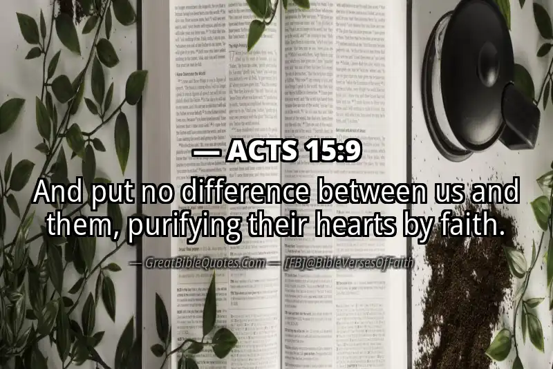 ACTS 15:9 Verse