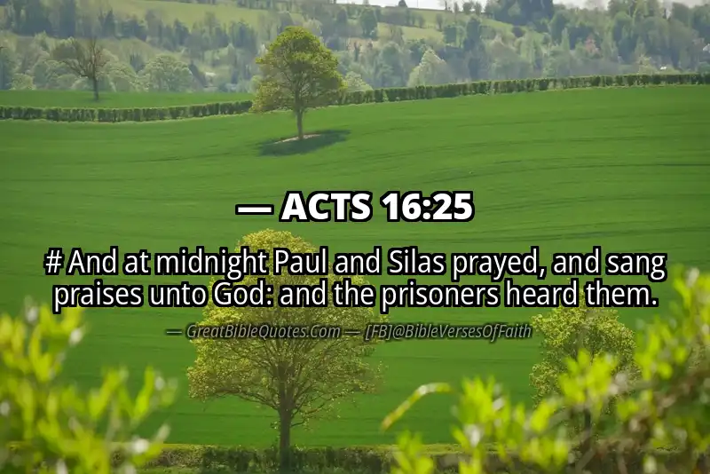 Image for ACTS 16:25 Bible verse