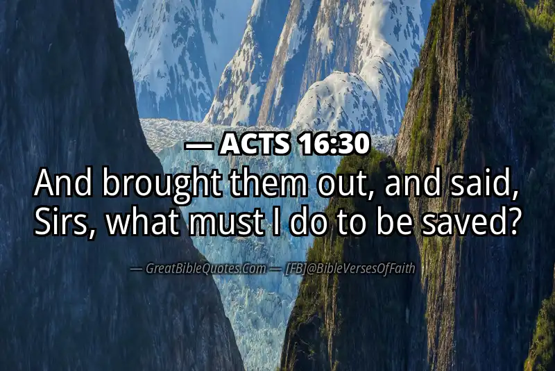 ACTS 16:30 Verse