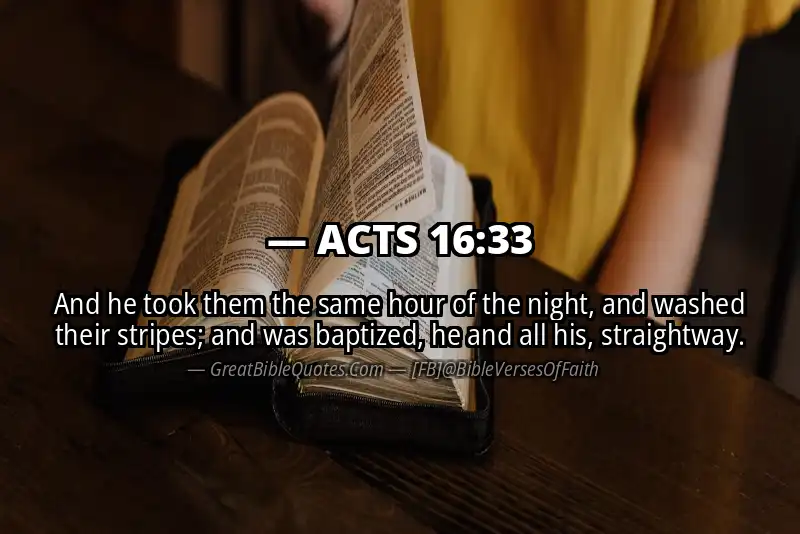 ACTS 16:33 Verse Image