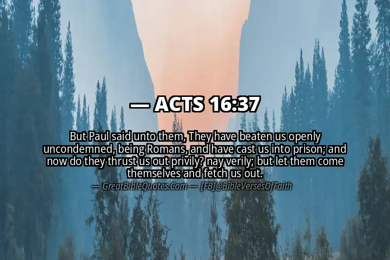 ACTS 16:37 Verse