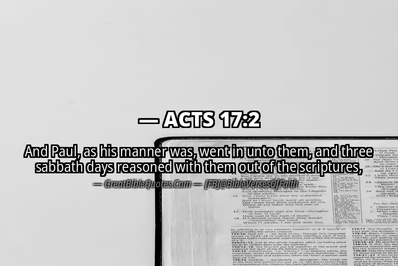 ACTS 17:2 Verse