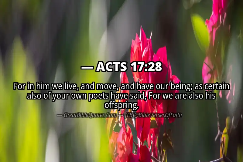 ACTS 17:28 Verse