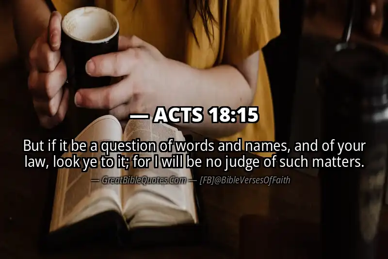 ACTS 18:15 Verse Image