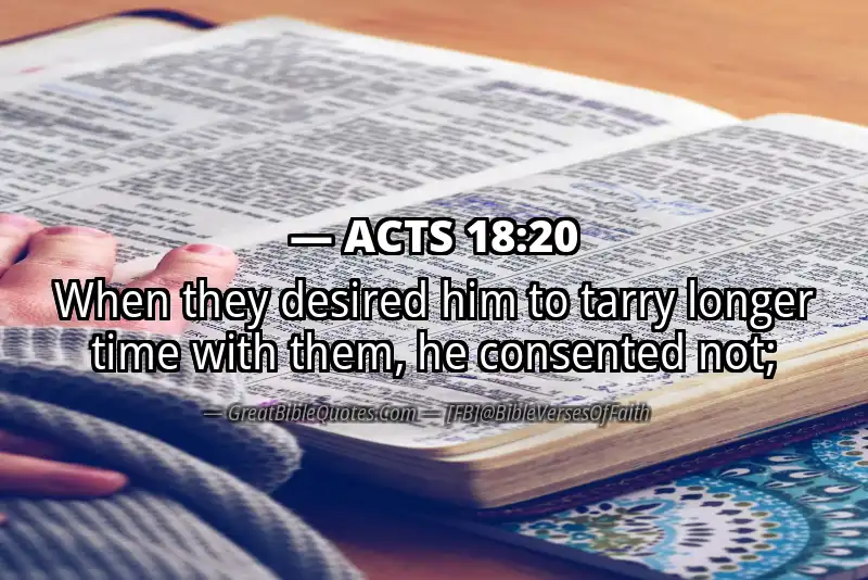 ACTS 18:20 Verse Image