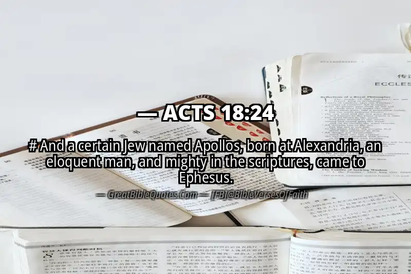 ACTS 18:24 Verse