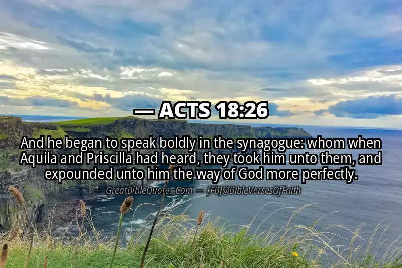 ACTS 18:26 Verse