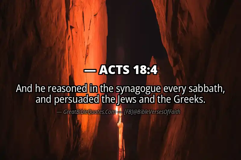 ACTS 18:4 Verse