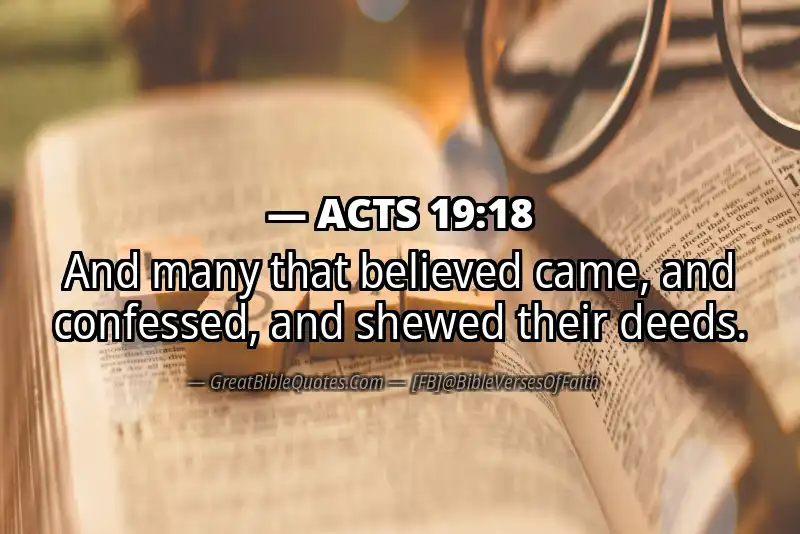 ACTS 19:18 Verse