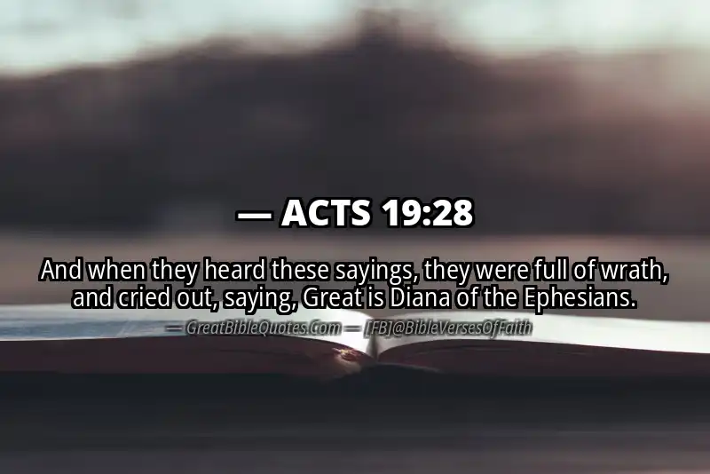 ACTS 19:28 Verse
