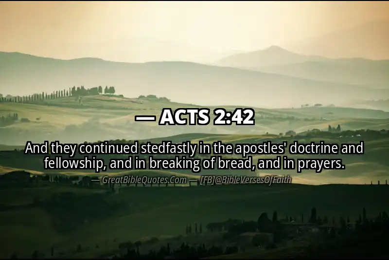 Image for ACTS 2:42 Bible verse