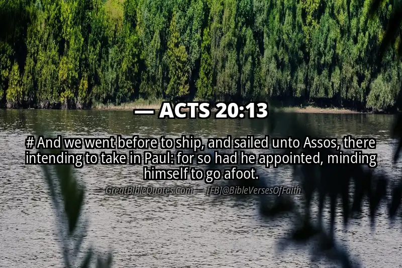 ACTS 20:13 Verse