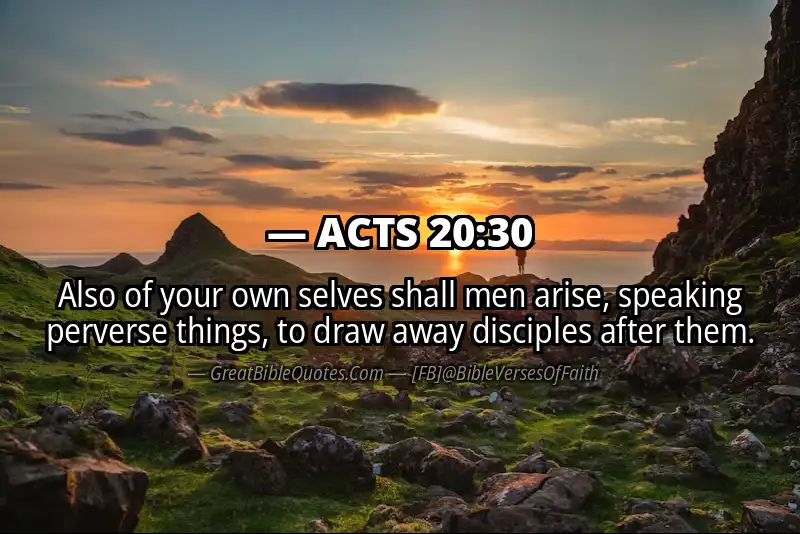 ACTS 20:30 Verse
