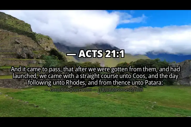 ACTS 21:1 Verse Image