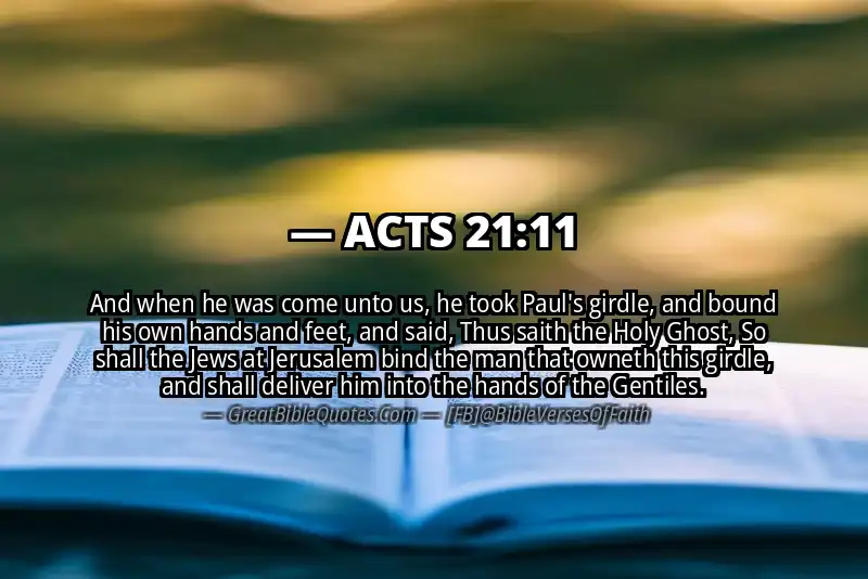 ACTS 21:11 Verse