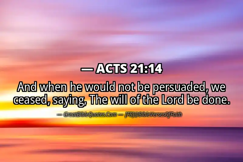 ACTS 21:14 Verse