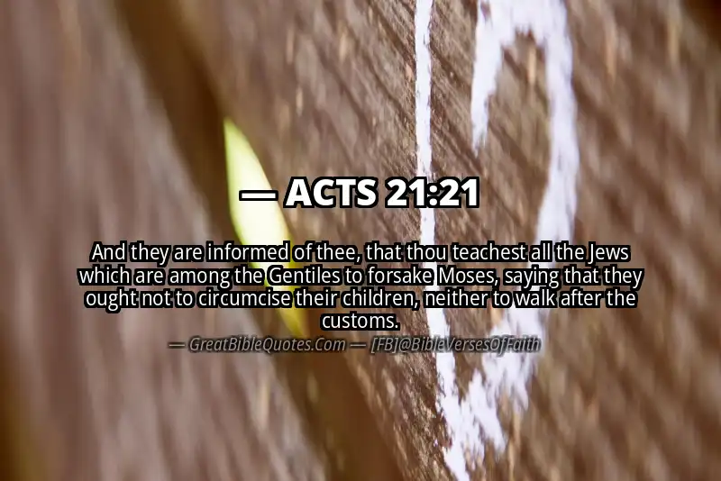 ACTS 21:21 Verse