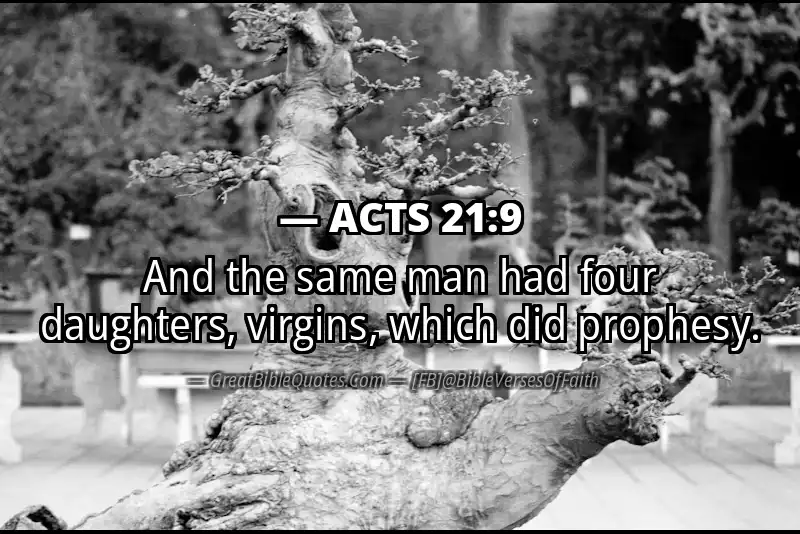 ACTS 21:9 Verse