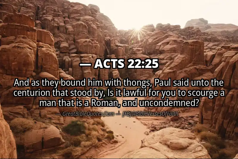 Bible verse: ACTS 22:25 Image