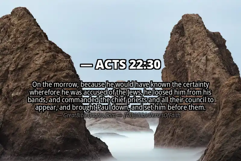 ACTS 22:30 Verse