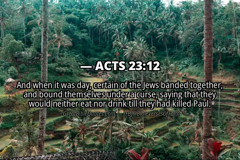 ACTS 23:12 Verse