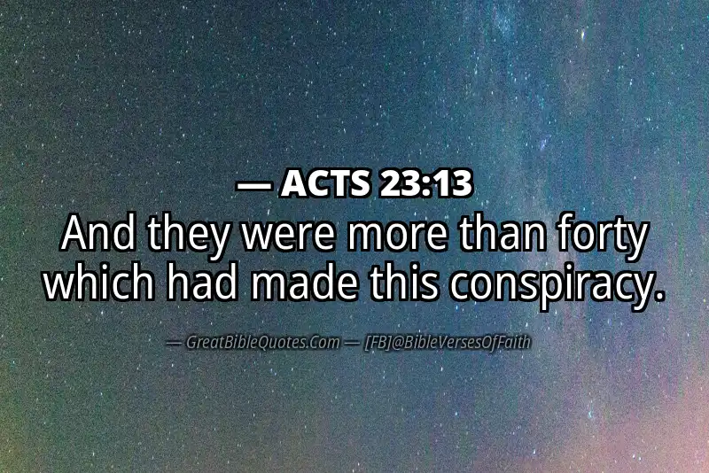 Bible verse: ACTS 23:13 Image