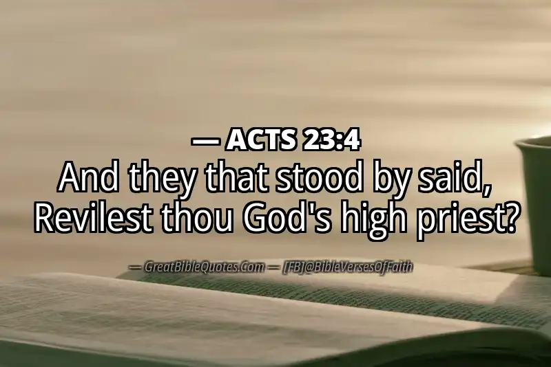 ACTS 23:4 Verse